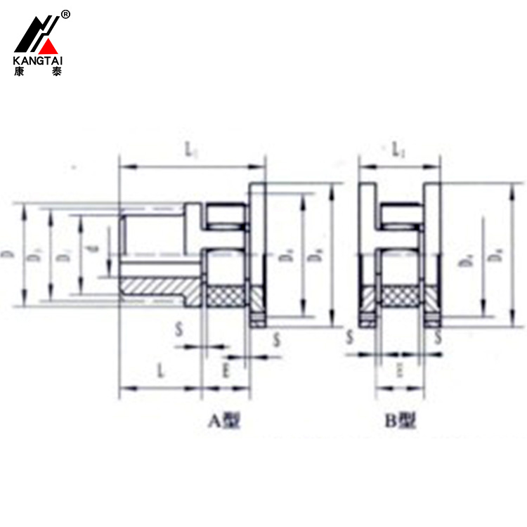 LX-F 型帶法蘭星形彈性聯(lián)軸器
