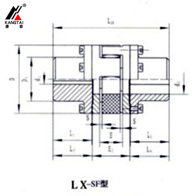 LX-P 型帶制動盤星形彈性聯(lián)軸器